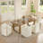 Upholstered Rolling Dining Chair with Under-Seat Storage-267622416