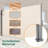 Patio Retractable Side Awning with Aluminum Frame, Waterproof Privacy Screen for Garden and Pools-111082152-111082153