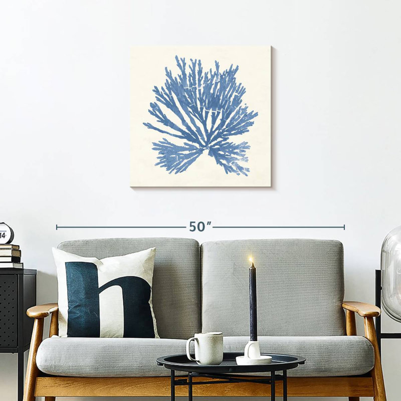 Brampt Pacific Sea Mosses II Light Blue, 24" H x 24" W