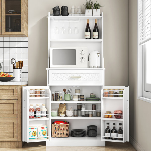 Red Barrel Studio® Erables 66.2'' Kitchen Pantry | Wayfair