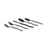 Squiggle 5 - Piece Stainless Steel Flatware Set - Service for 1