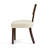 Mid Century Side Chair Farmhouse Dining Chairs With Woven Rattan Backrest