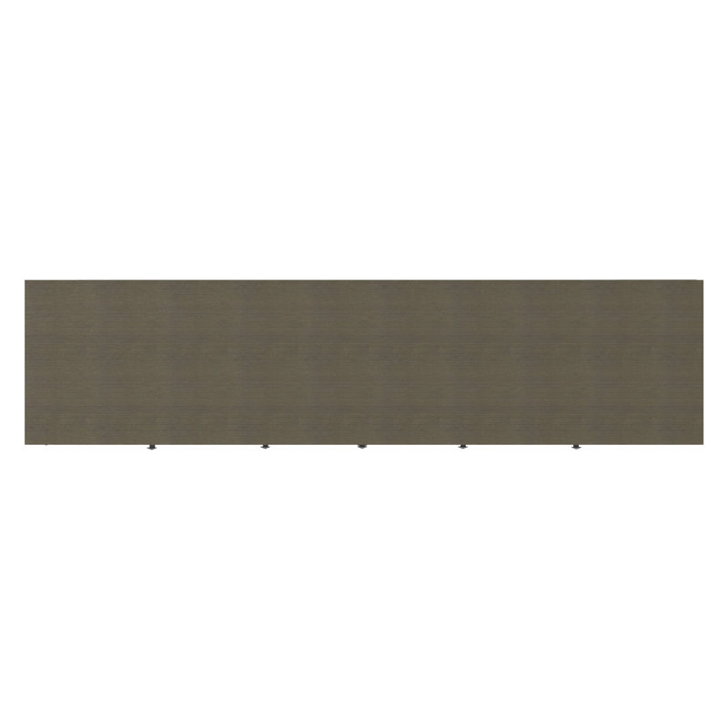 Meuble télé contemporain pour téléviseur de 80 po ou moins Cosmopolitan SOLID WOOD, Gris champêtre
