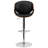 Chestertown Adjustable Height Barstool with Curved Vinyl Seat and Back-104753285