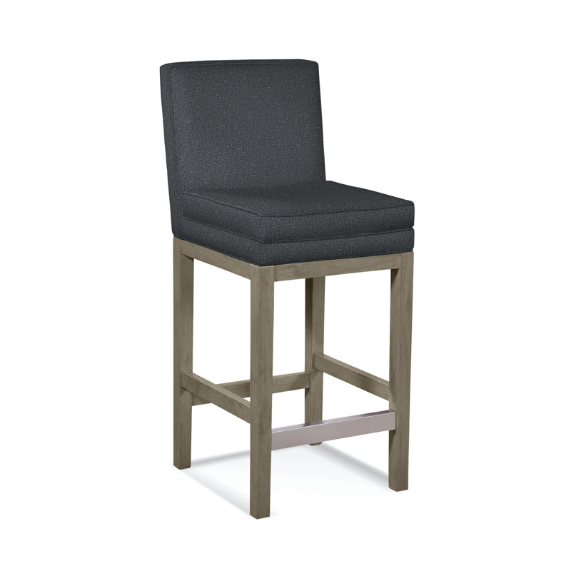 Upholstered Stool, Elite Sand; 0321-74, Stone Hearth Finish
