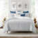 Pacific Stripe Cotton Reversible Coverlet Set