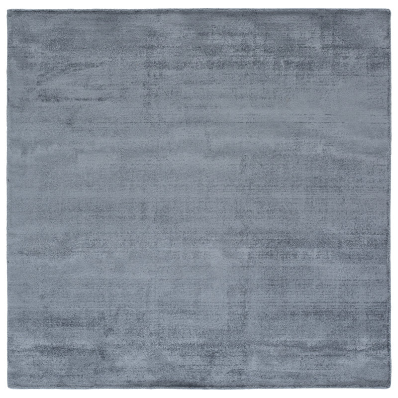 Soho 201 80% viscose; Tapis de couleur unie 20% coton, Carré 6 pi x 6 pi