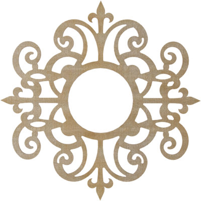 Médaillon de plafond en bois Dijon