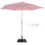 Socle de parasol autoportant en acier