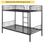 Twin Over Twin Metal Bunk Bed-258684911
