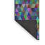 Tapis décoratif géométrique vert Satter-1850789317