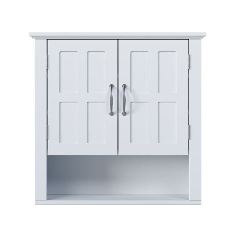 Armoire de rangement murale pour salle de bain avec tablettes réglables, armoire à pharmacie multifonctionnelle pour la cuisine, la salle de lavage et le salon