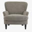 Fauteuil club rembourré Gerald Boucle