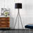 Olivine 61.5'' Black Tripod Floor Lamp