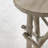 Round Brown Solid Wood Accent_End Table