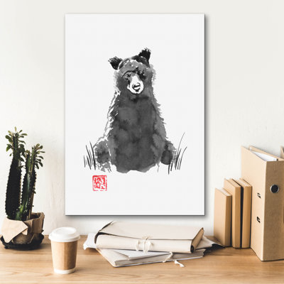 'Bear' by Pechane, Canvas Wall Art