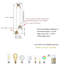 2 - Light Crystal Chandelier Ceiling Light With Crystal Accents Height adjustable (1 PC)-1124071485