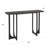 Mango Wood Console Table With Sculptural U-Shaped Legs