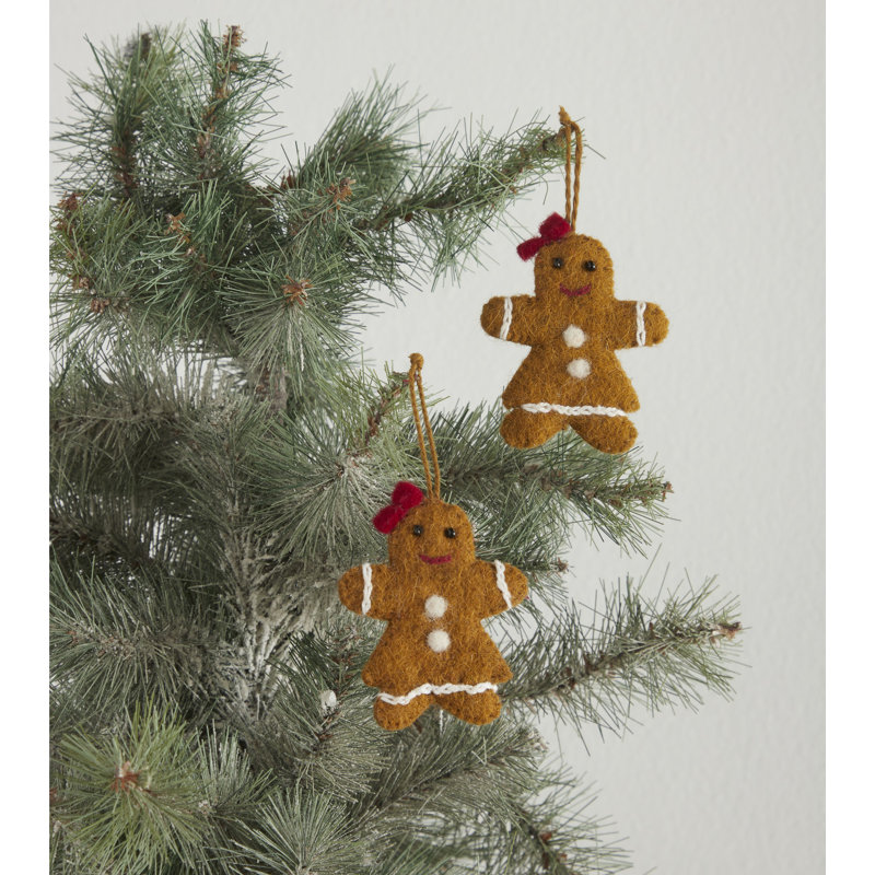 24 Piece Set - Iconic Christmas Mini Tabletop Tree Set - in Hand Felted Wool