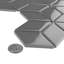 Metro Rhombus 10-1/2 " x 12-1/8 " Porcelain Mosaic Floor & Wall Tile-2055465069