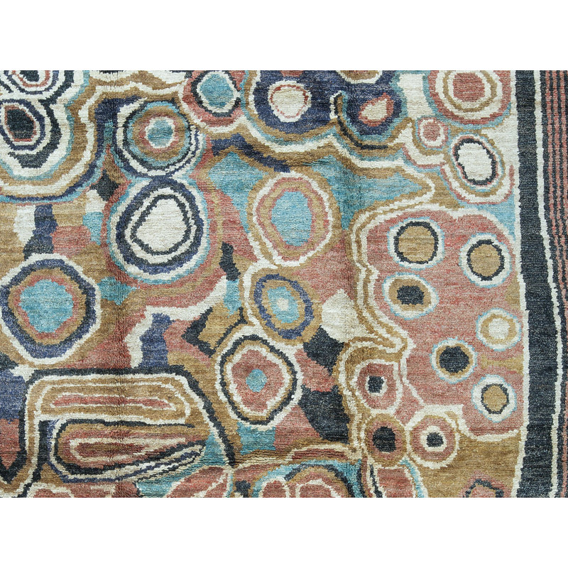 Tapis multicolore de haute qualité noué à la main
