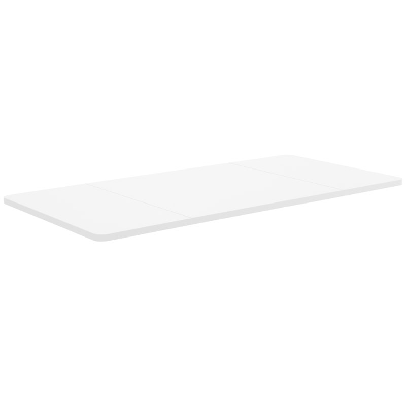 De table, 60" x 30", Blanc, 3-Piece