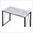 Zaidin Antique White& Black Finish Writing Desk-1638199737-1638199738