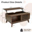 Table basse à plateau relevable