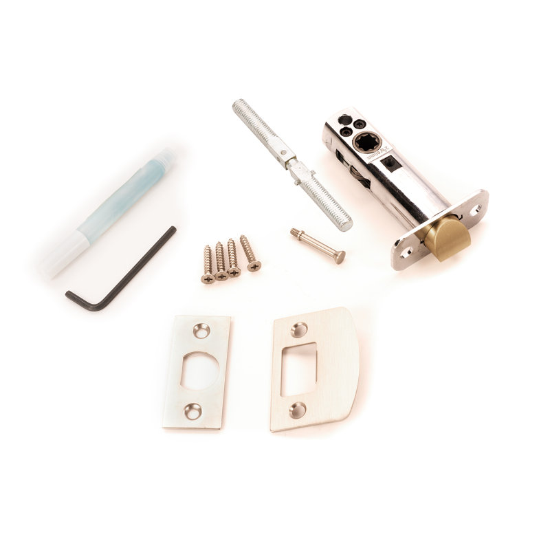 Knob with Arch Rosette, Satin Nickel