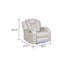 Fauteuil inclinable électrique à DEL en similicuir-1640981947