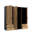 Laur 4 Door Manufactured Wood Wardrobe