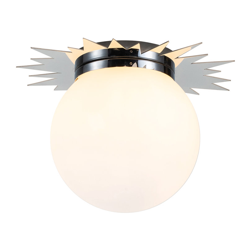Luminaire DEL Juleanna en forme d'étoile, Chrome
