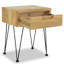 Lou 40cm W Solid Wood Bedside Table