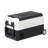 38QT Ultra-fast Cooling Car Refrigerator with Dual-compartment Independent Temperature Control & Display, Portable Rolling Ice Chest Freezer For Car And Home, DG/AG Power Cord Included,Black/Grey-111074576