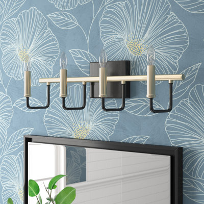 Applique murale à bougie 4 lumières Dearra
