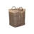 Willow Wicker Storage Log Basket with Lining
