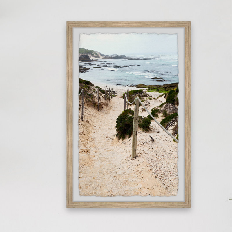 Coastal Bay - Photographie avec cadre photo, H 12 po x l 8 po x P 1,5 po