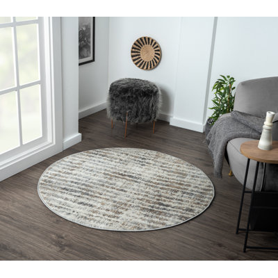 Stella Machine Woven Cream/Brown Indoor Rug
