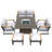 Evander Wicker 4 - Person Patio Conversation Set with Cushions