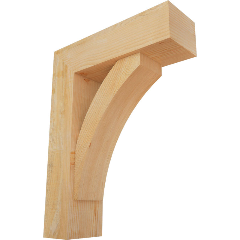 Support de bloc Thorton avec entretoise décalée, 34 x 26, Sapin Douglas de l 8 po (scié brut)