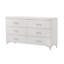 Commode double en bois massif 6 tiroirs Spurrier