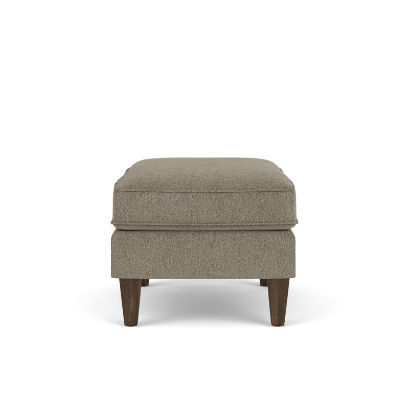 Square Ottoman, Dove 100% Polyester