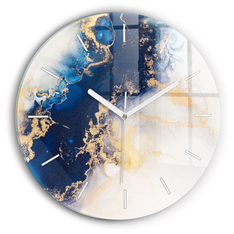 Glass Wall Clock