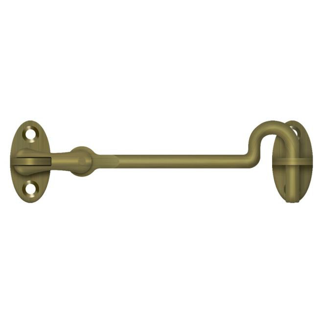 Cabin Swivel Hooks, Antique Brass