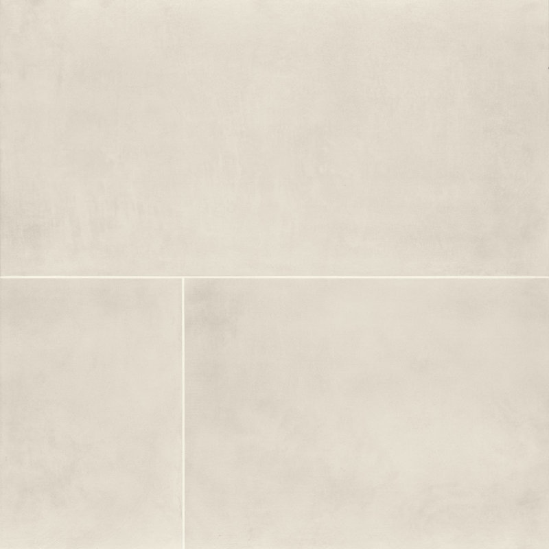 Wave 24" x 48" Porcelain Wall & Floor Tile, Ice