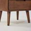 Armoire d'appoint Mid-Century moderne en chêne massif 47 "avec 2 tiroirs, porte cannelée-2032617427-2032617437