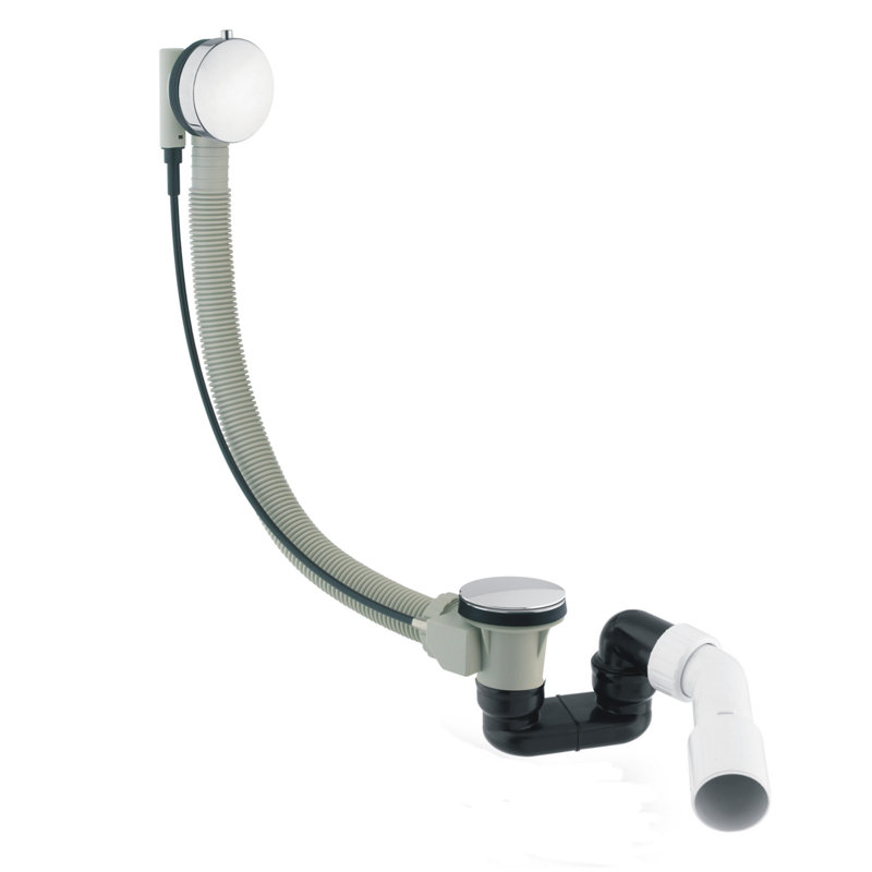 Martel Overflow Drain Tub Trap, Chrome