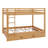Queen Over Queen Bunk Bed With Trundle, Wood Bunk Beds With Guardrails And Ladders-1272796761