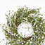 Couronne florale artificielle 24 po avec fleurs et fleurs