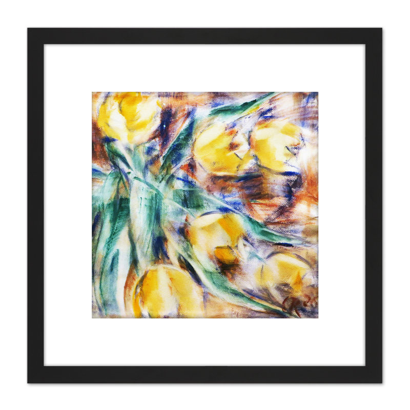 Rohlfs Yellow Tulips Flower by Christian Rohlfs - Single Picture Frame Painting